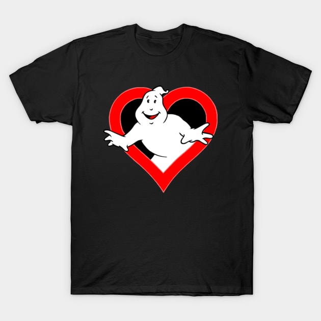 Ghostbusters Love T-Shirt by Chaosblue